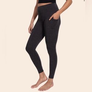 Woolly Pocket Leggings Women Small Forest Green Small Base Layer merino wool